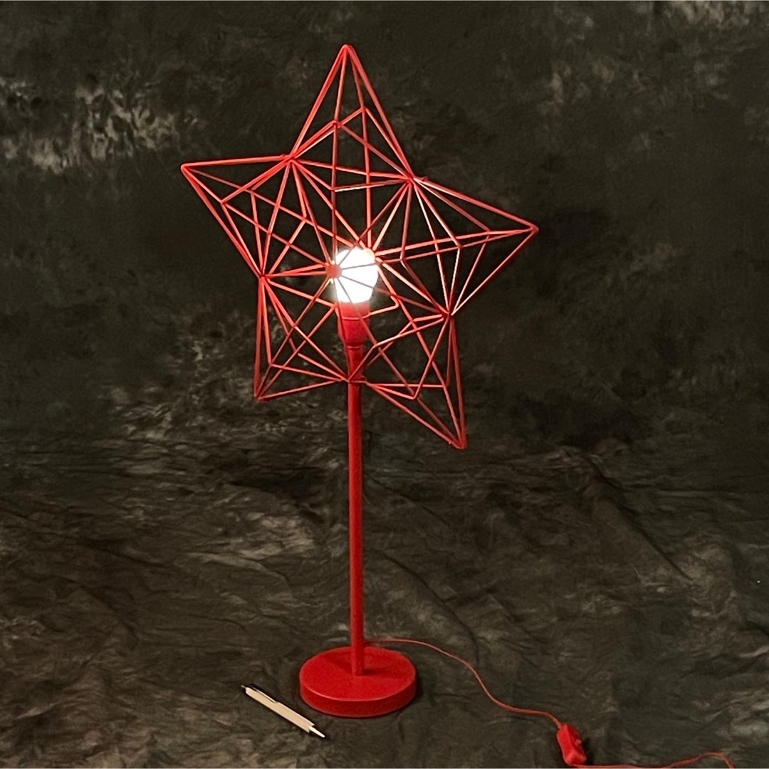 IKEA - IKEA 星型 スタンドライト 赤の通販 by すぱ's shop｜イケア