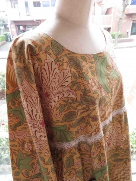 ウィリアムモリス『ウィンドラッシュ』割烹着 - bright online