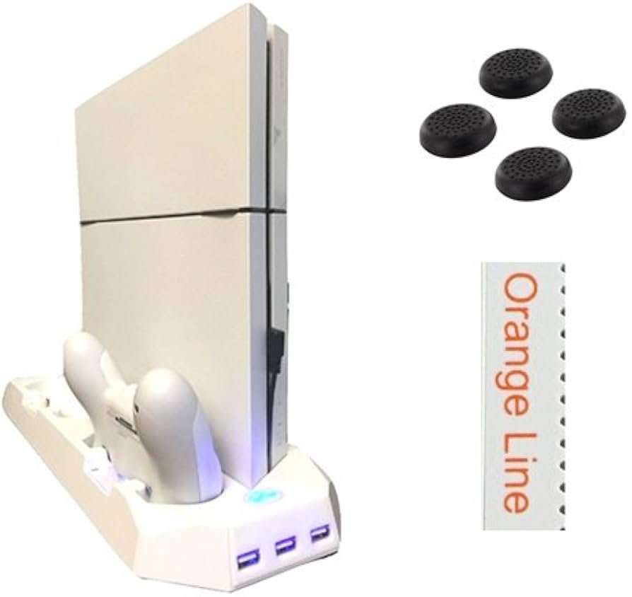 Amazon.co.jp: PS4 初期型用 多機能縦置きスタンド コントローラー2台